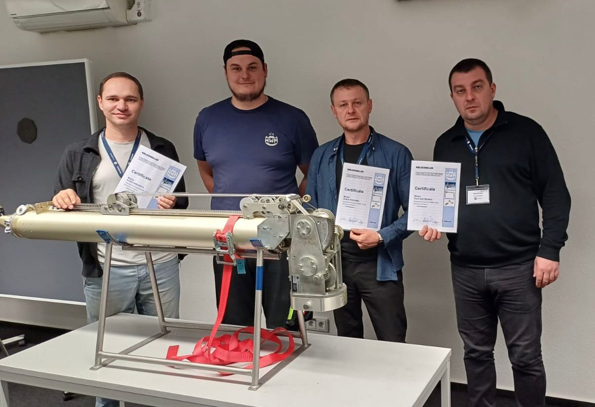 Advanced training at the Walischmiller (HWM) manufacturing plant in Markdorf, Germany.